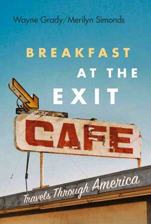 Front cover, Breakfast at the Exit Cafe by Merilyn Simonds and Wayne Grady