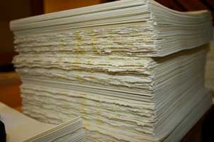 stack of paper