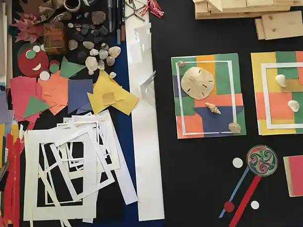 Beth's spontaneous art project